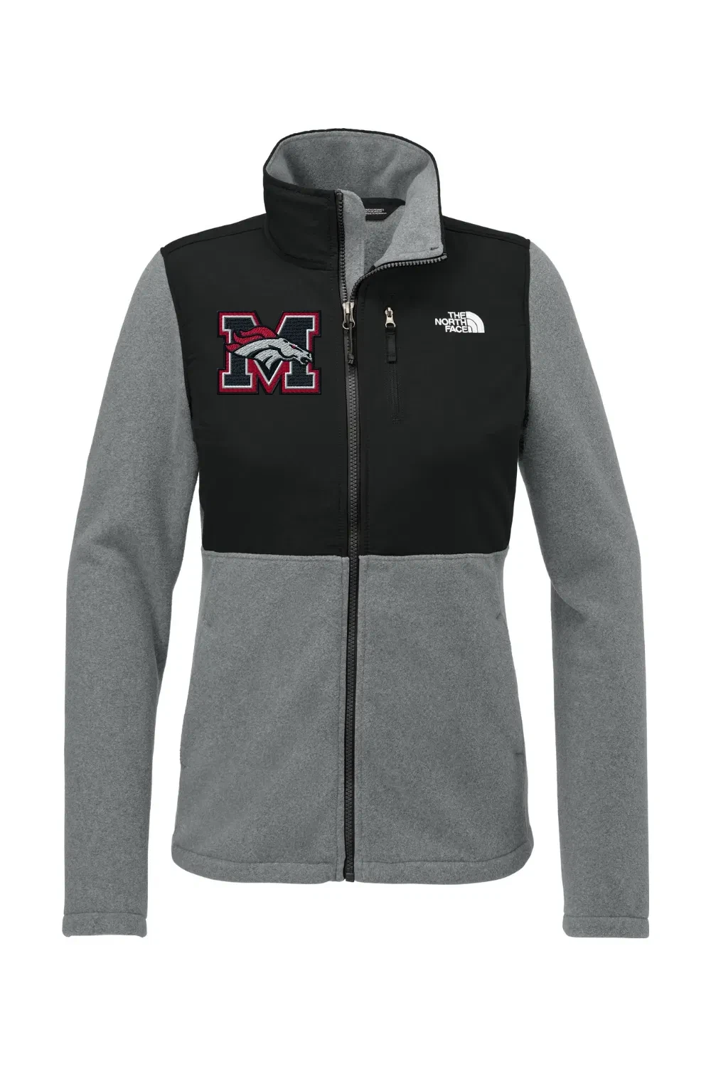 TNF Medium Grey Heather/ TNF Black