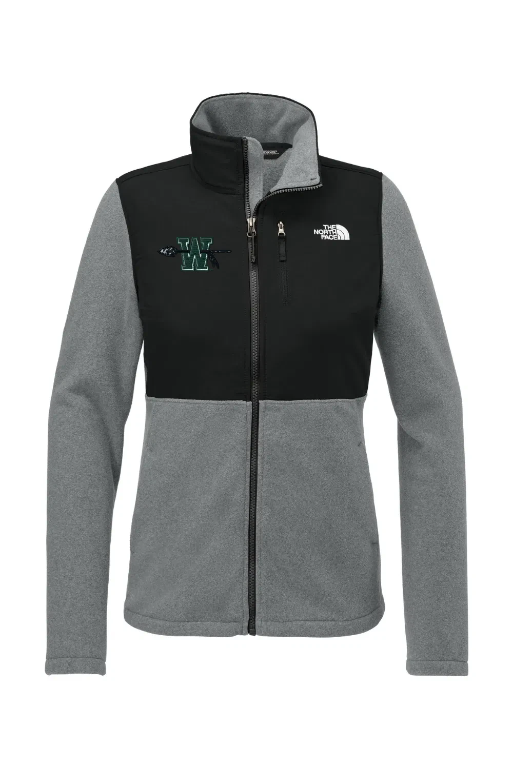 TNF Medium Grey Heather/ TNF Black