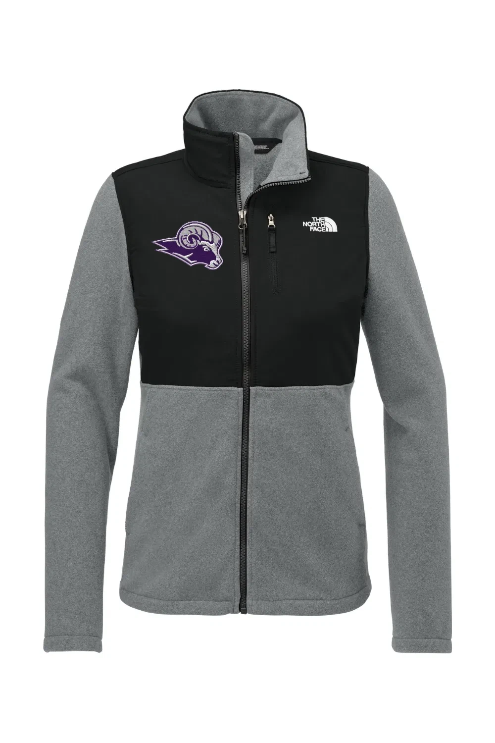 TNF Medium Grey Heather/ TNF Black