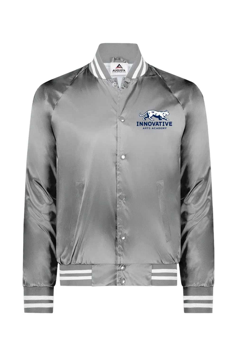 Metallic Silver/ White