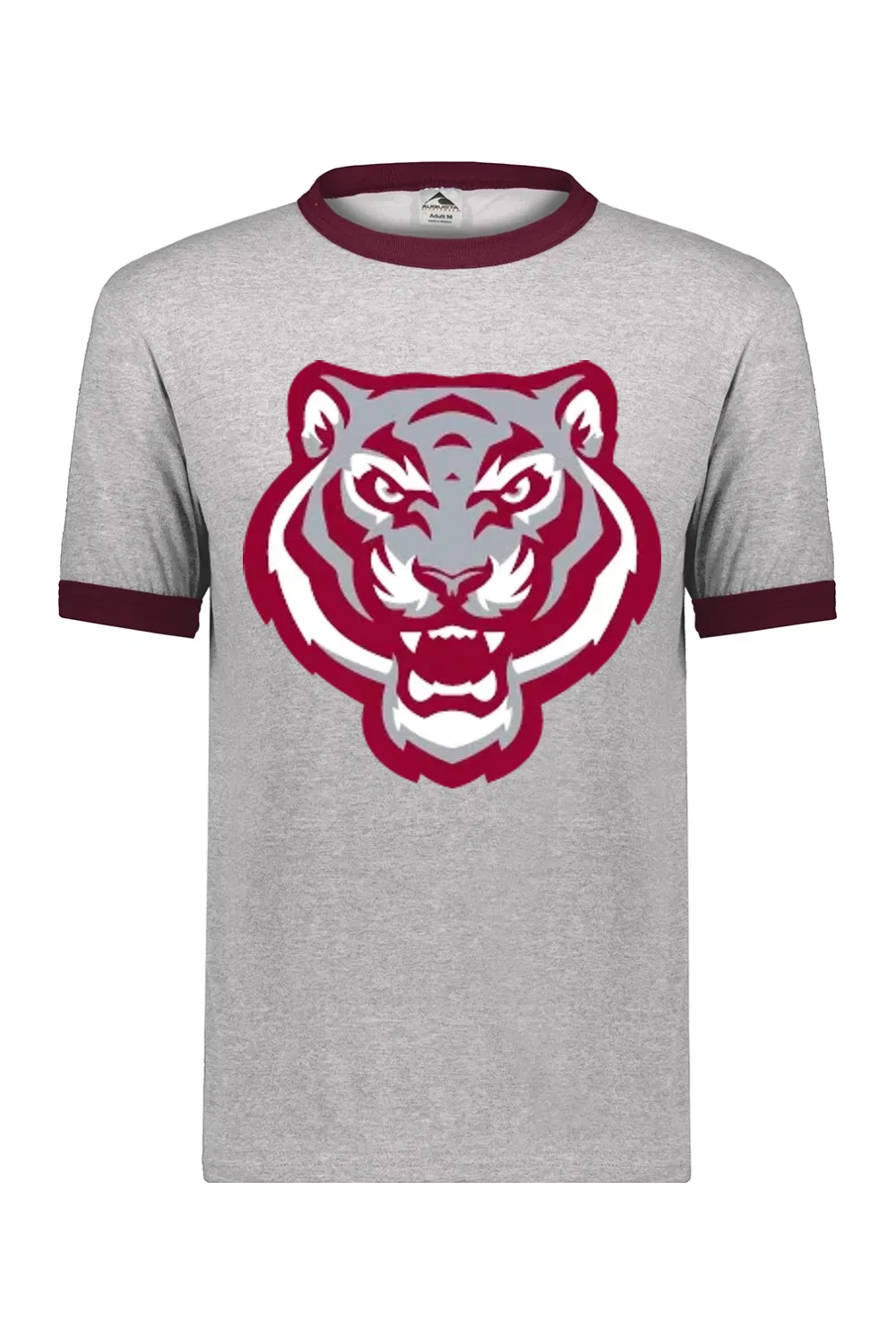 Athletic Heather/ Maroon